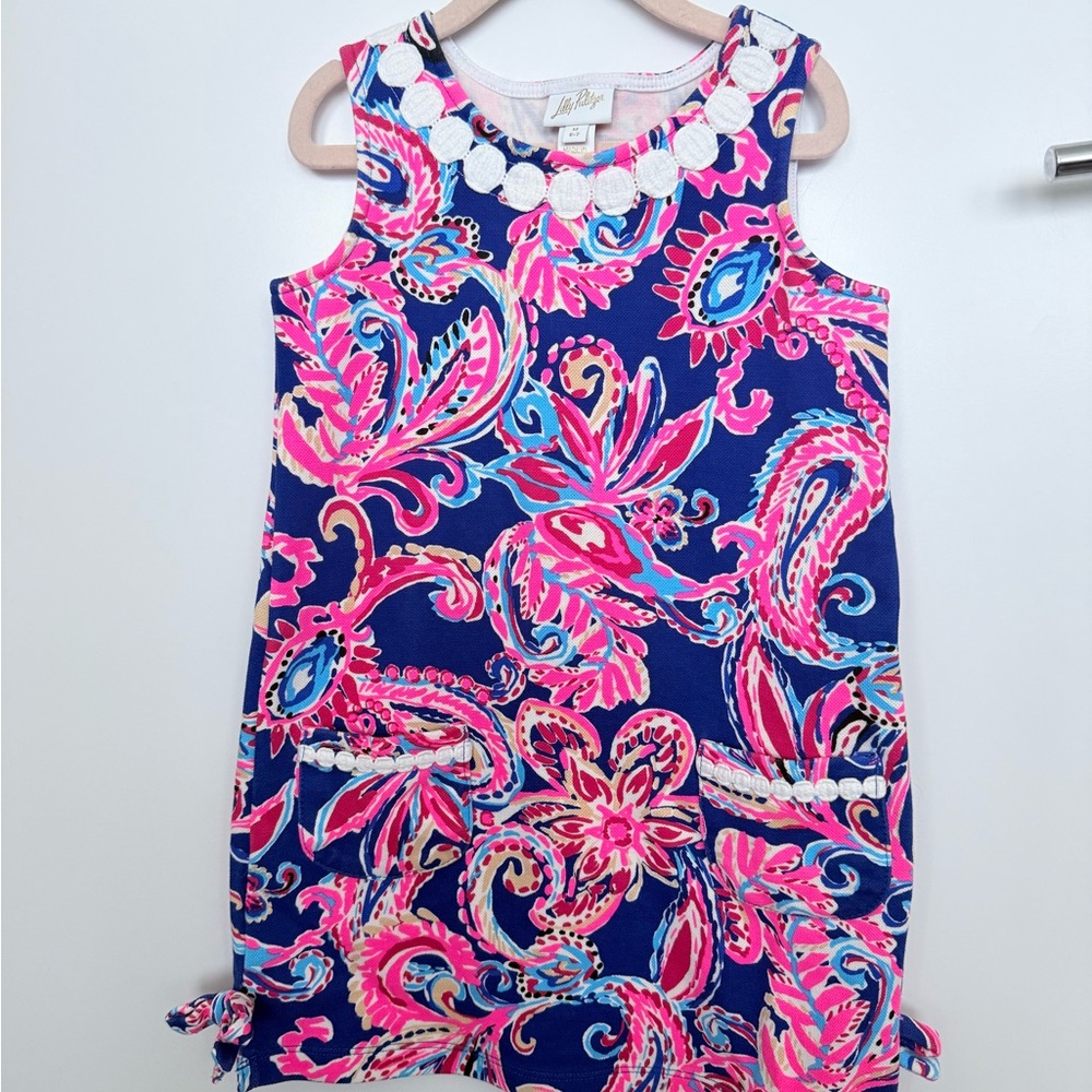 Lilly Pulitzer Girls Little Lilly Knit dress M (6-7)